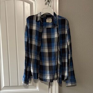 Denim & supply ralph lauren Blue and Black Checkered Shirt